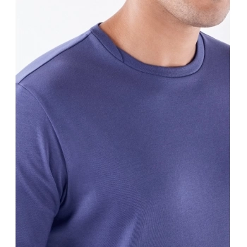 Camiseta Pima Interloque Gola Cruzada