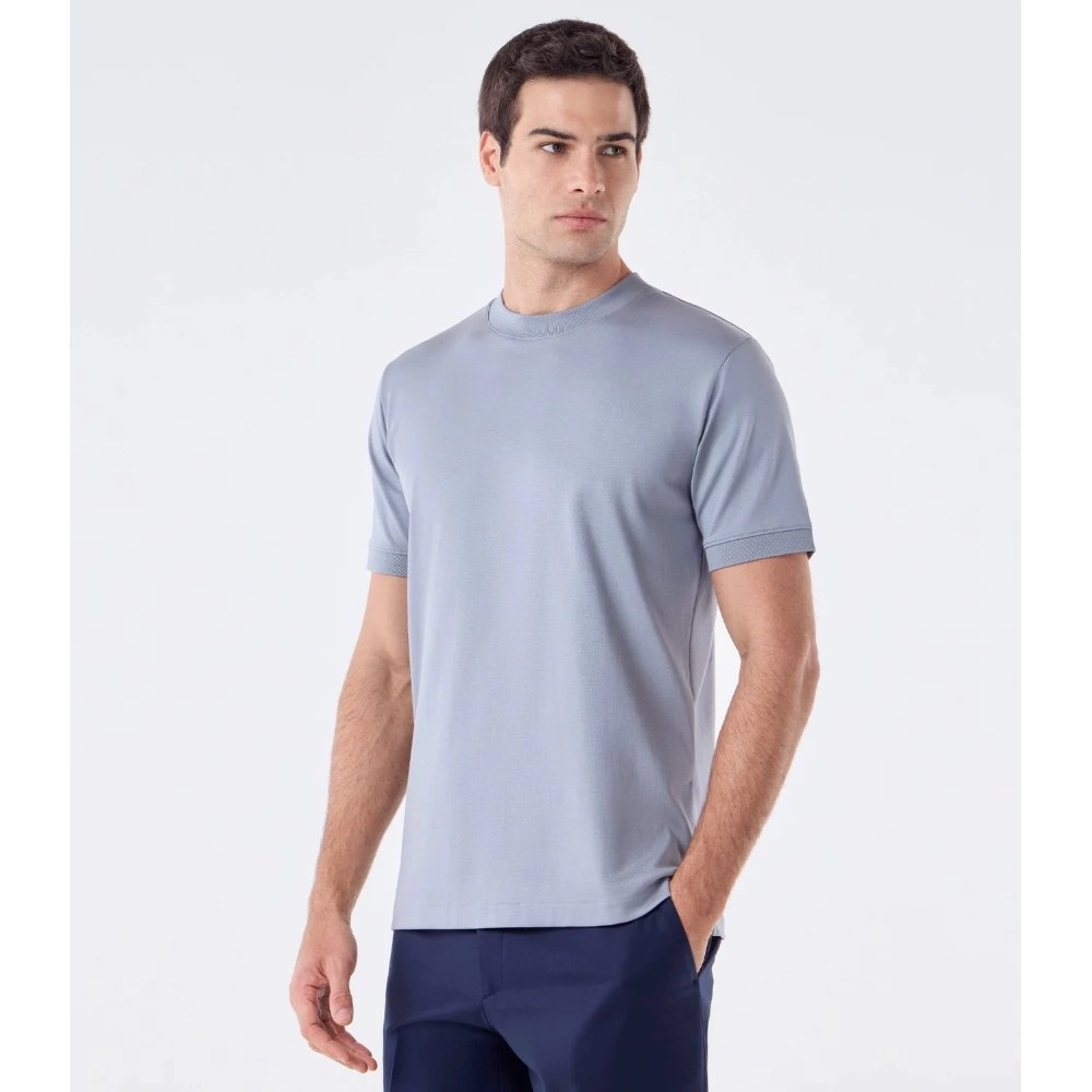 Camiseta Pima Interloque Gola Média