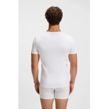 Pack De 2 Camisetas Boss Slim Fit Em Algodão Stretch