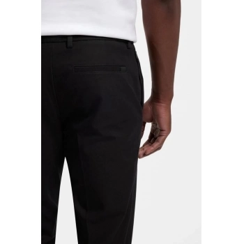 Calças Boss Slim-Fit Em Mistura De Algodão Elástico