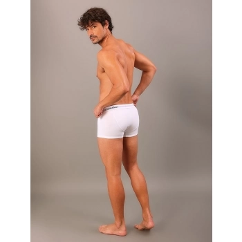 Kit 3 Underwear Low Rise Trunk Classic Cintura Baixa Com Elastano Cuecas Calvin Klein