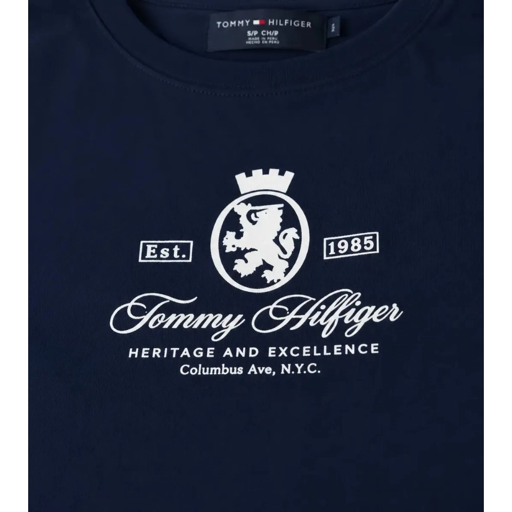 VARSITY CREST SLIM SS TEE