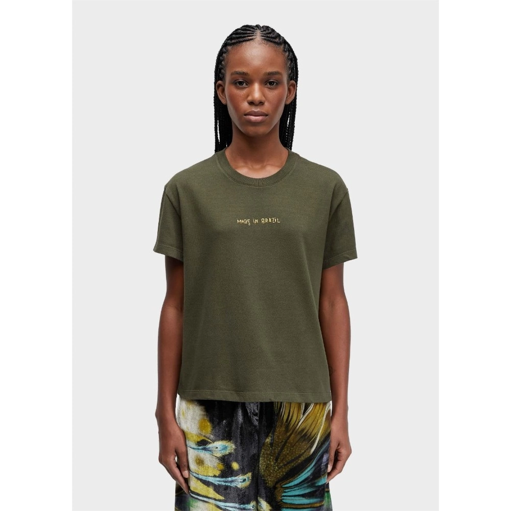 T SHIRT MADE IN BRAZIL BORDADO